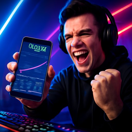 viptk crash game stats grid on phone
